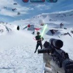 Luke Skywalker Crushed By AT-AT – Star Wars Battlefront Gif 