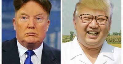 Donald Trump Kim Jong Un Hairswap meme